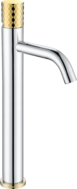 Смеситель для раковины Boheme Stick 122-CRG chrome diamond gold Sancos — официальный сайт