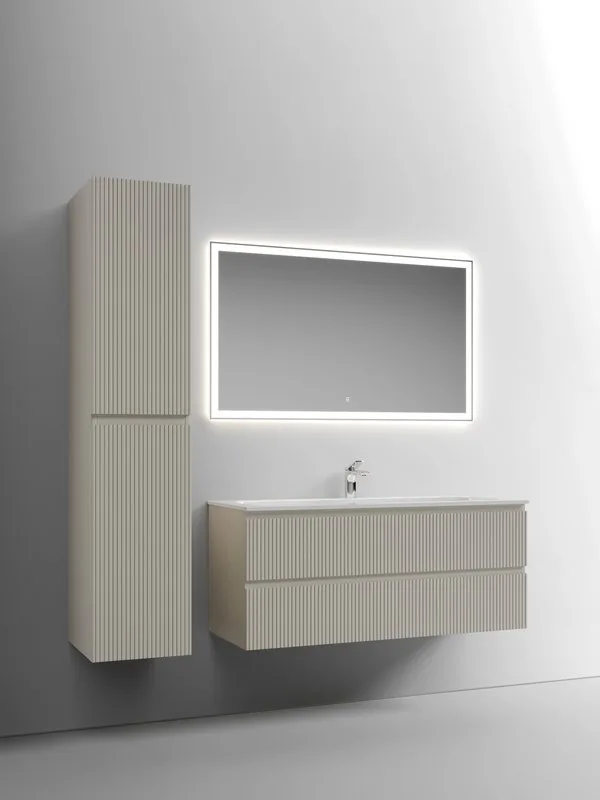 Шкаф-пенал для ванной Sancos Snob T 35 см, универсальный, Beige soft (капучино) Sancos — официальный сайт