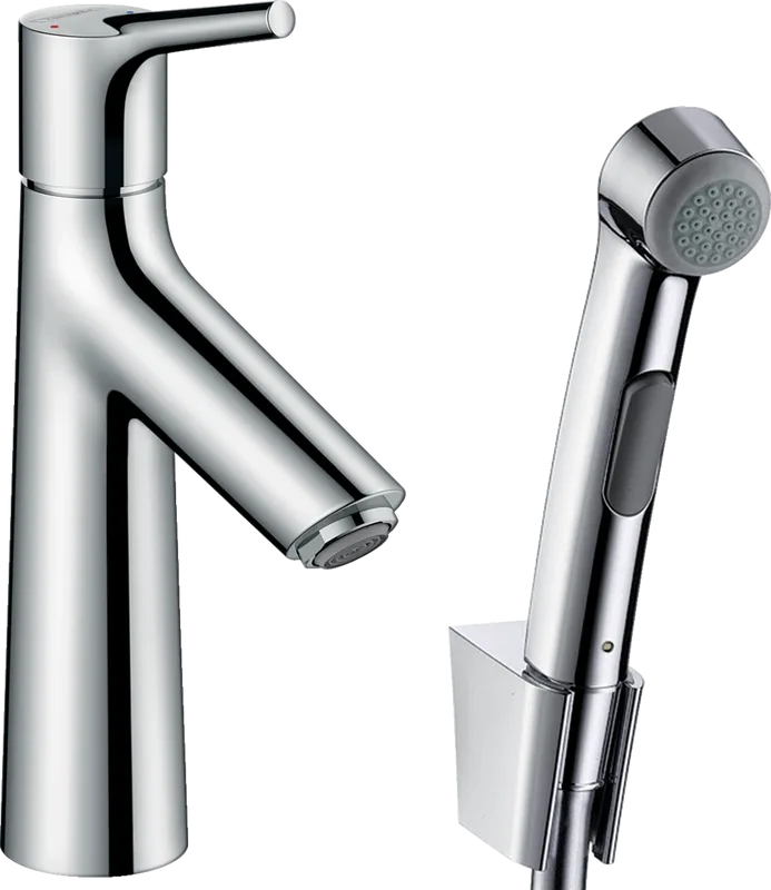 Смеситель для раковины Hansgrohe Talis S 72290000 с гигиеническим душем, хром Sancos — официальный сайт
