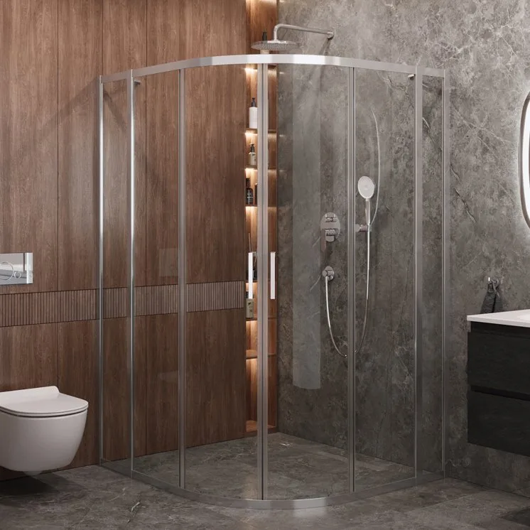 Душевой уголок Cezares Molveno RH 22 120/110 C Cr IV Sancos — официальный сайт