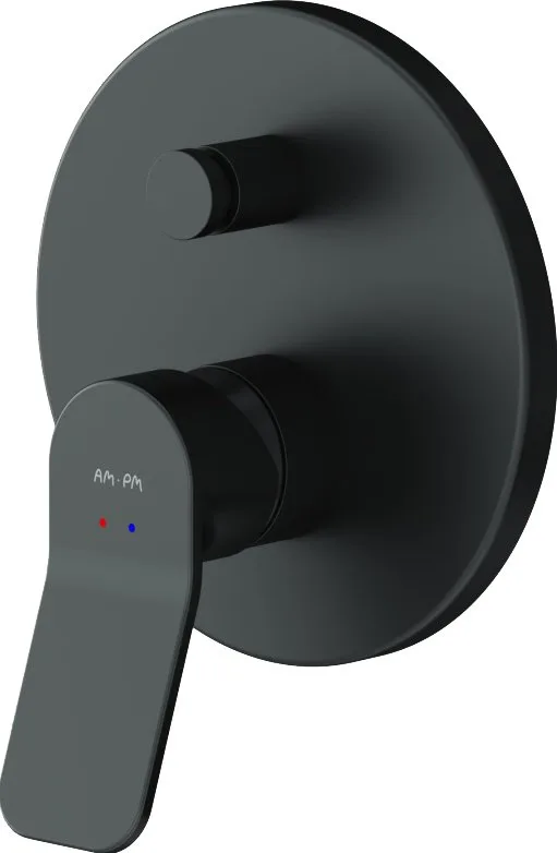 Душевой комплект AM.PM X-Joy FB85A1RH22, С ВНУТРЕННЕЙ ЧАСТЬЮ, для душа, чёрный Sancos — официальный сайт