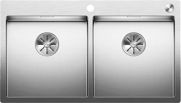 Мойка кухонная Blanco Claron 400/400-IF/А клапан-автомат Sancos — официальный сайт