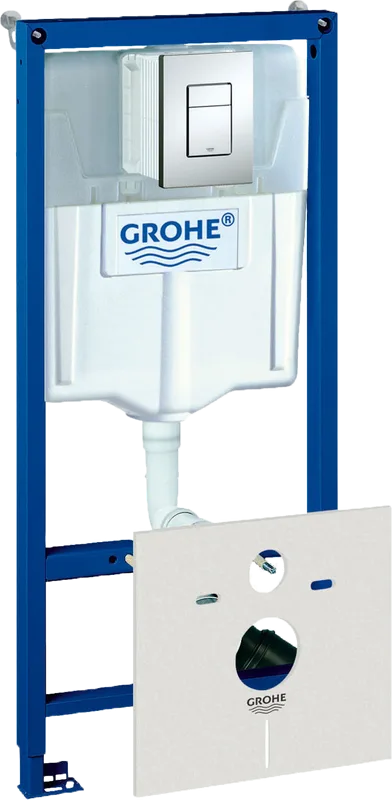 Система инсталляции для унитазов Grohe Rapid SL 38775001H, 4 в 1 с кнопкой смыва и шумоизоляцией Sancos — официальный сайт