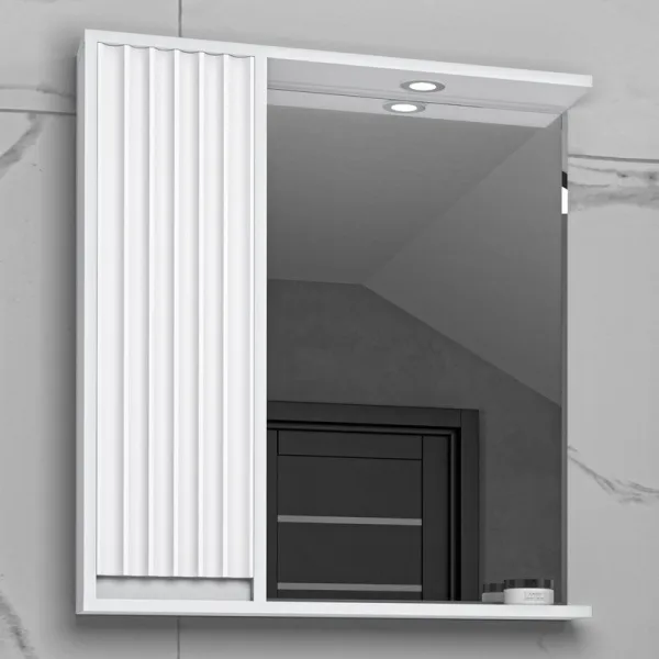 Зеркало Brevita Balaton 80 L белое