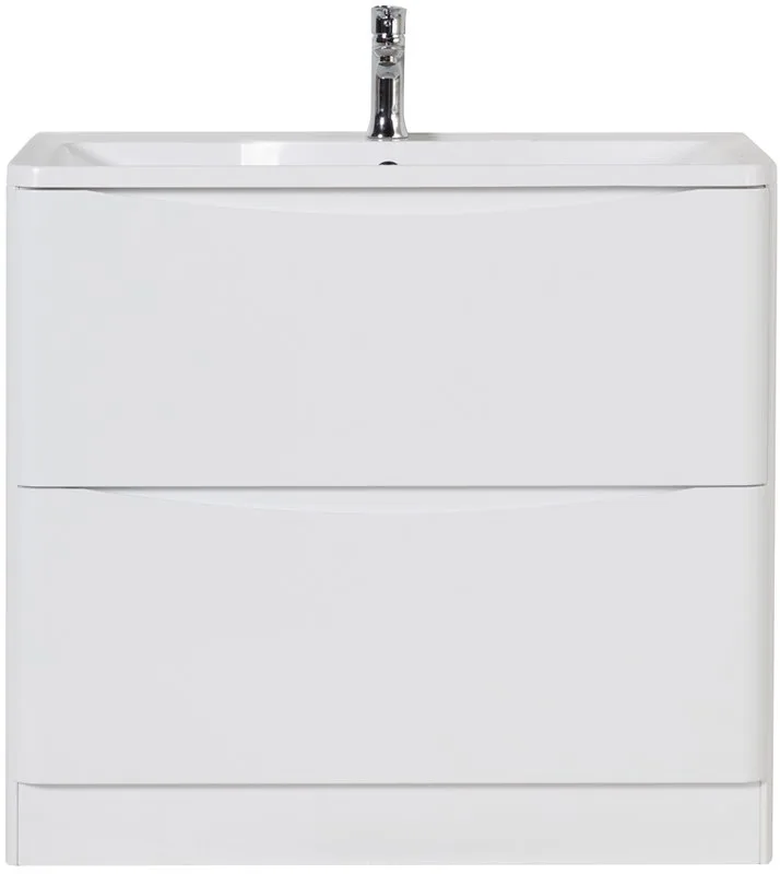 Тумба под раковину без столешницы BelBagno Acqua 100 напольная, bianco lucido Sancos — официальный сайт