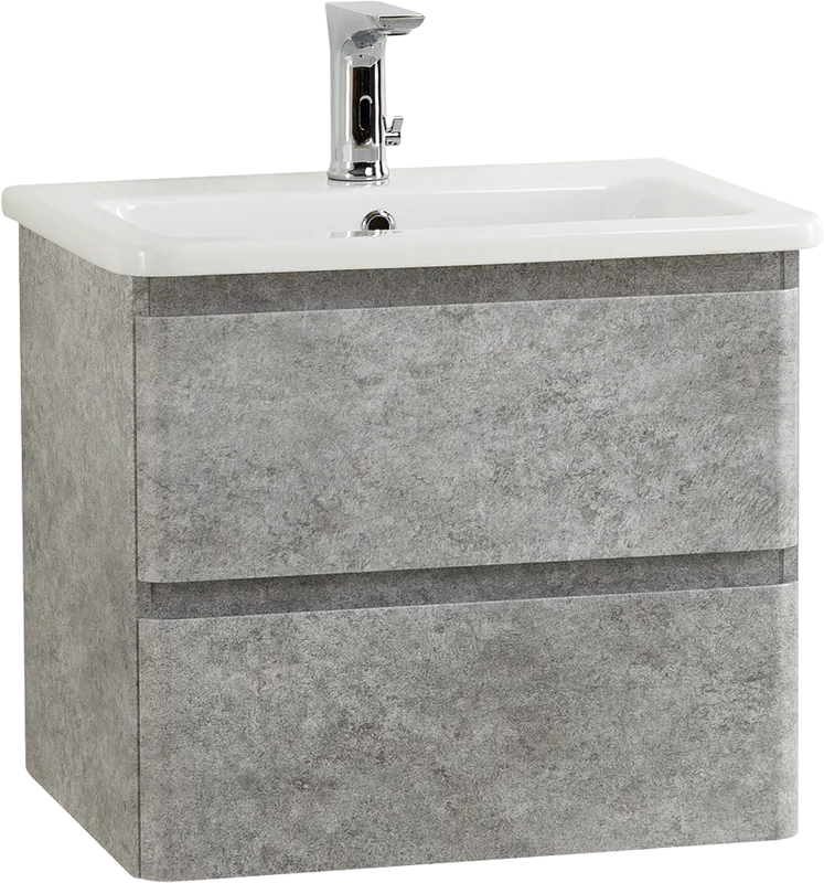 Тумба под раковину без столешницы BelBagno Albano-Cer 50 подвесная, cemento verona grigio Sancos — официальный сайт