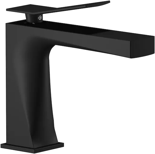 Смеситель для раковины IB Rubinetterie Wave WA200NP matt black Sancos — официальный сайт