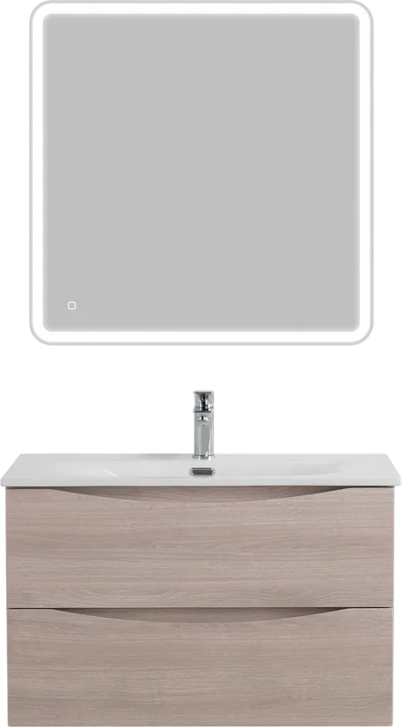 Тумба под раковину без столешницы BelBagno Marino-cer-mini 80 подвесная, rovere grigio Sancos — официальный сайт