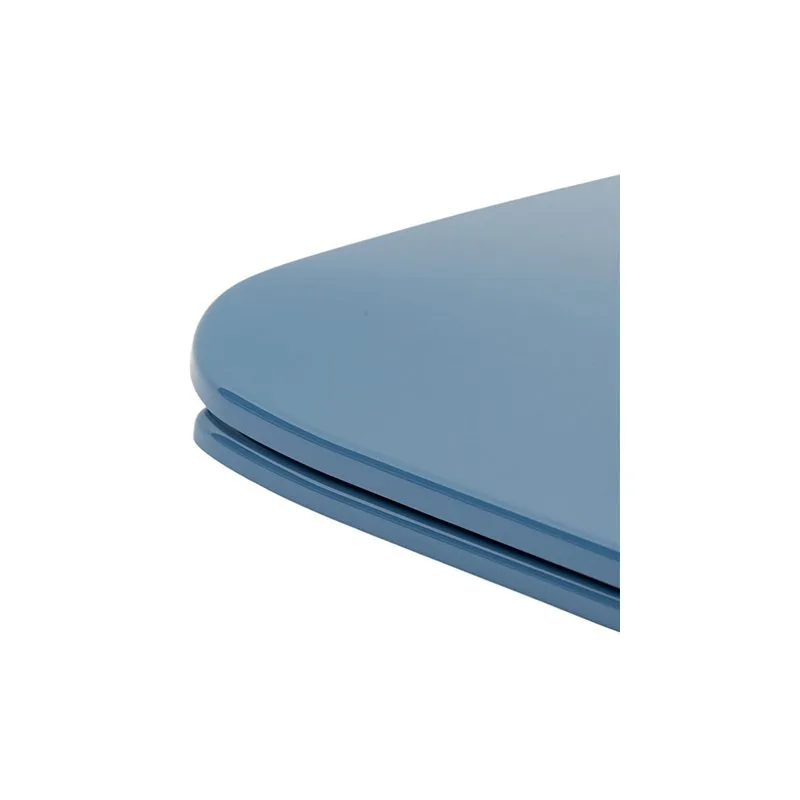 Крышка-сиденье Plumberia Selection Ixo ceramica XO2060BD с микролифтом, глянцевый блу деним Sancos — официальный сайт