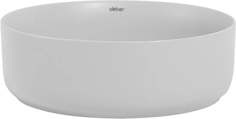 Накладная раковина Abber Bequem AC2108MLG матовая светло-серая Sancos — официальный сайт