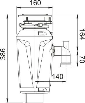 Измельчитель пищевых отходов Franke SLIM 125 (134.0715.094) Sancos — официальный сайт