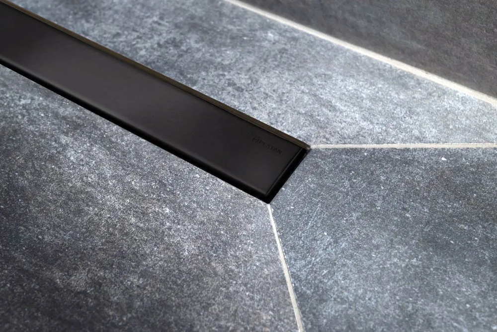 Душевой трап (лоток) Pestan Confluo Frameless Line 550 черный матовый Sancos — официальный сайт