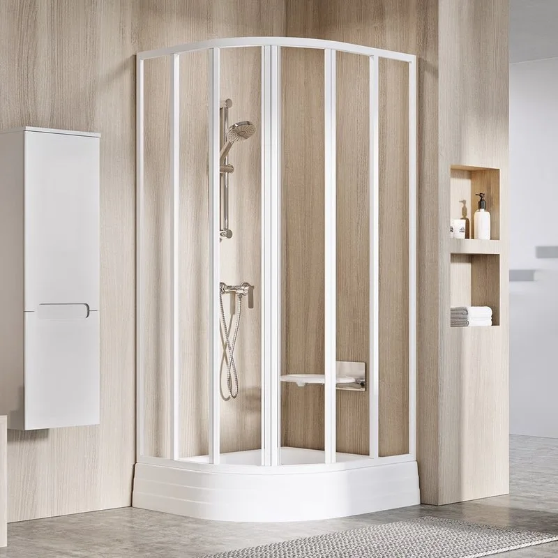 Душевой уголок Ravak Supernova SKKP6-90 195 Transparent, профиль белый Sancos — официальный сайт
