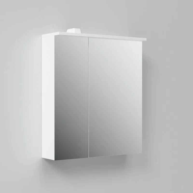 Зеркало-шкаф AM.PM Spirit V2.0 60 R с LED-подсветкой, белый глянец Sancos — официальный сайт