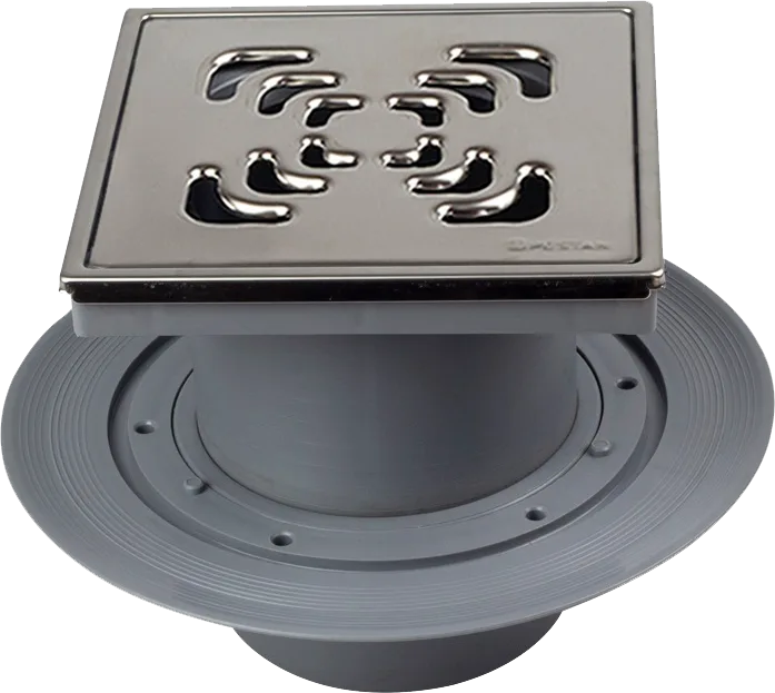 Душевой трап Pestan Square Mask Confluo Standard Vertical Square Mask 13000076, хром Sancos — официальный сайт