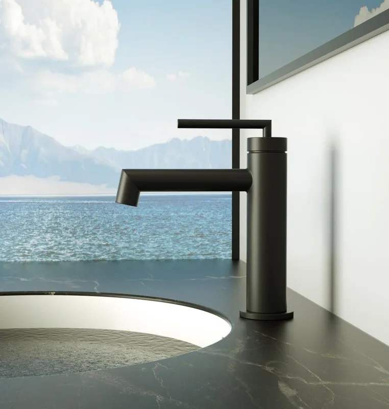 Смеситель для раковины BelBagno Acqua ACQUA-LVM-NERO черный матовый Sancos — официальный сайт
