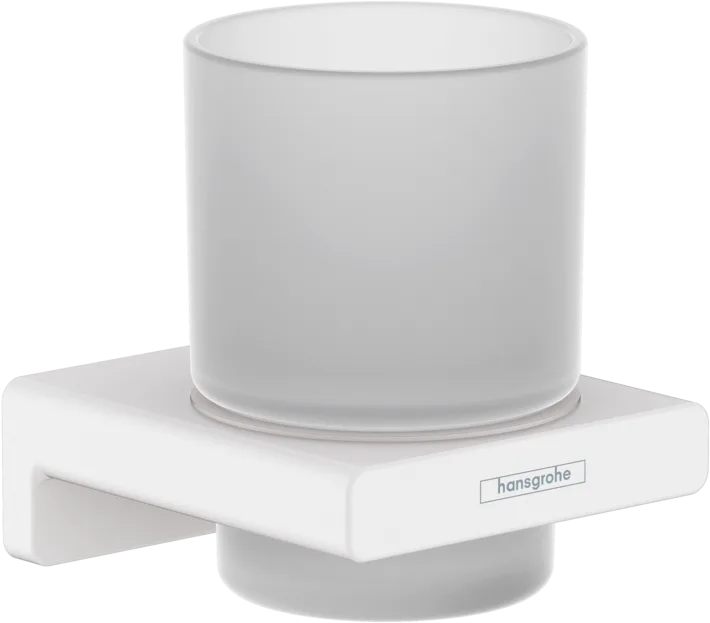 Стакан Hansgrohe AddStoris 41749700 матовый белый Sancos — официальный сайт