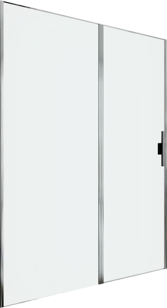 Душевая дверь в нишу Allen Brau Priority 3.31034.00 140 см, профиль хром, стекло прозрачное Optiwhit