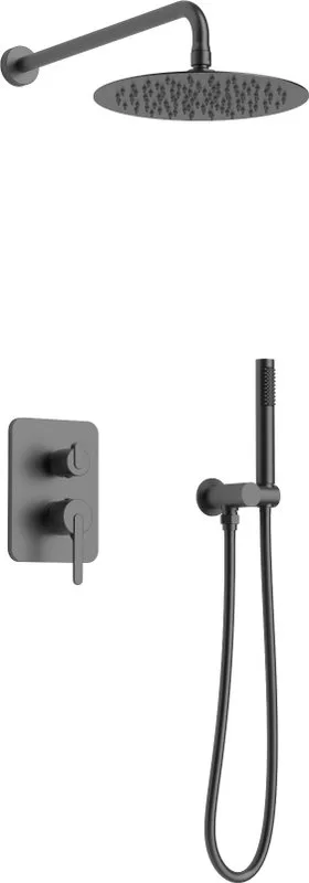 Душевой комплект AltroBagno Unione 040108 GrMt, С ВНУТРЕННЕЙ ЧАСТЬЮ, оружейная сталь Sancos — официальный сайт