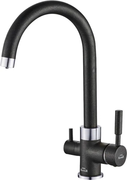 Смеситель для кухни Steel Hammer SH 713 Black Cr