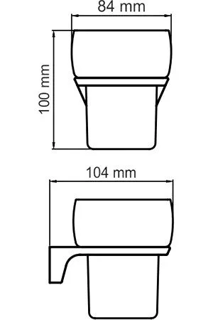 Стакан Wasserkraft Glan K-5128 Sancos — официальный сайт
