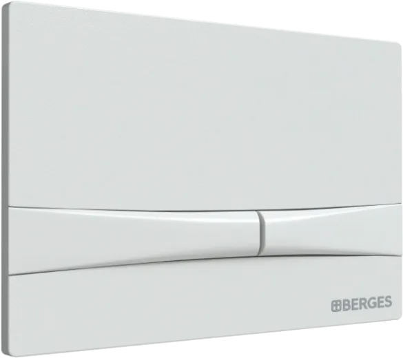 Кнопка смыва Berges Novum F4 soft touch белая Sancos — официальный сайт