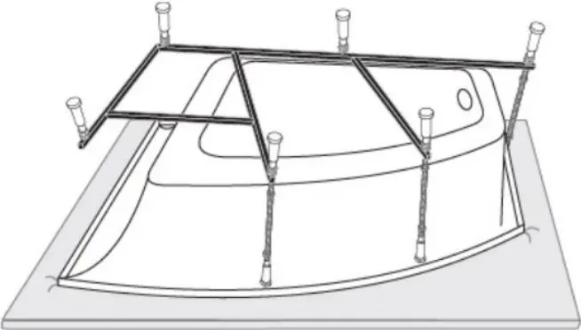 Каркас для ванны Vagnerplast 150x90 Sancos — официальный сайт