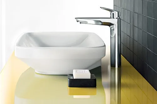 Смеситель для раковины Hansgrohe Logis 71091000 без донного клапана Sancos — официальный сайт