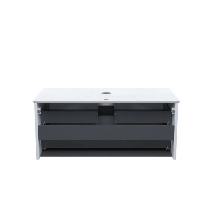 Тумба под раковину без столешницы IDDIS Aiger 100 подвесная, матовая белая soft touch Sancos — официальный сайт