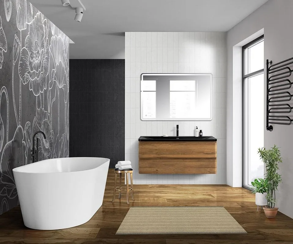 Тумба под раковину без столешницы BelBagno Albano 120 подвесная, rovere rustico Sancos — официальный сайт