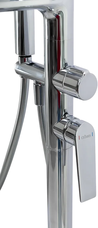 Напольный смеситель для ванны с душем Cezares Comfort VDP-01 Sancos — официальный сайт