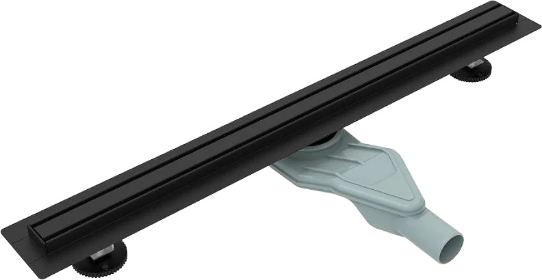 Душевой трап (лоток) Esbano Slim Side, 60 cм, матовый черный Sancos — официальный сайт