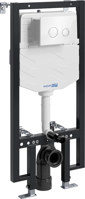 Система инсталляции для унитазов Wasserkraft Vils 56TLT.010.ME.WH01, с кнопкой смыва белой Sancos — официальный сайт
