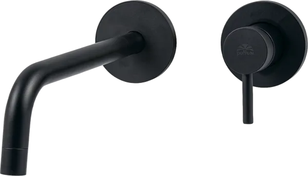 Смеситель для раковины Paffoni Light LIG006NO70 с ВНУТРЕННЕЙ ЧАСТЬЮ черный Sancos — Оригинал