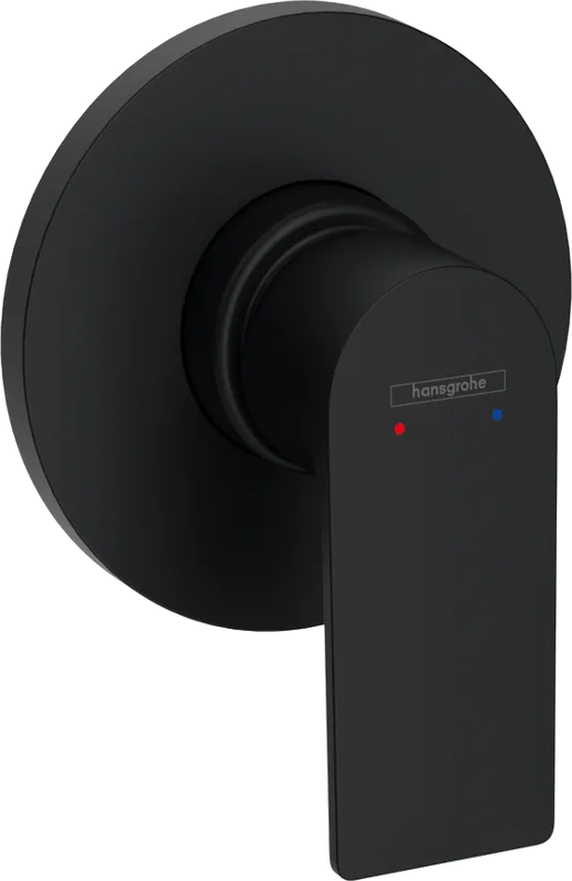 Встраиваемый смеситель Hansgrohe Rebris E 72658670 С ВНУТРЕННЕЙ ЧАСТЬЮ, черный мато Sancos — официальный сайт