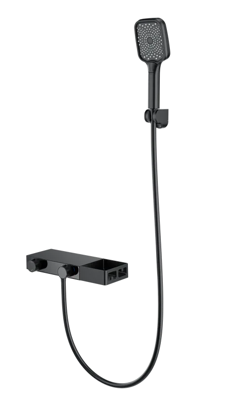 Термостатический смеситель Wonzon & Woghand WW-B2551-MB, для ванны с душем, матовый черный Sancos — официальный сайт
