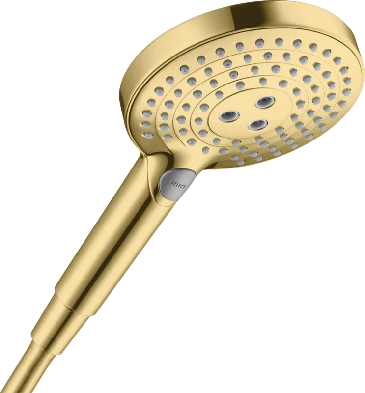 Душевая лейка Hansgrohe Raindance Select S 26530990 полированное золото Sancos — официальный сайт