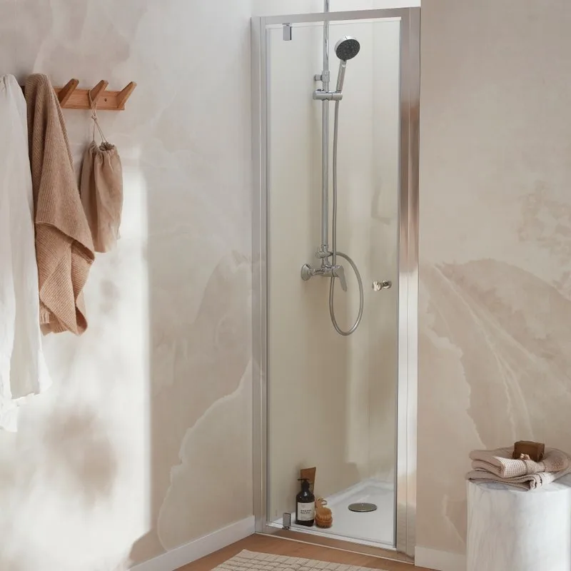 Душевая дверь в нишу Jacob Delafon Serenity 80 профиль хром Sancos — официальный сайт