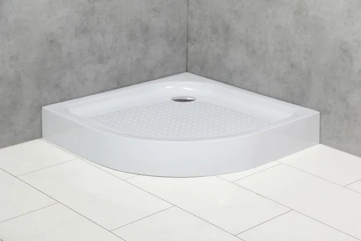 Поддон для душа BelBagno Tray 80х80 R550 с сифоном Sancos — официальный сайт