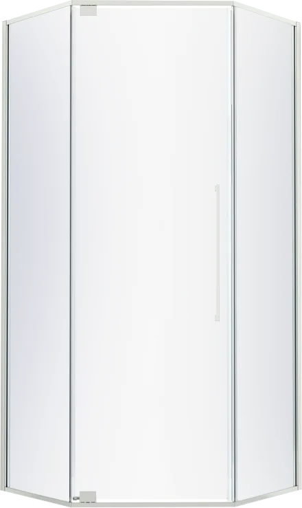 Душевой уголок Black&White Stellar Wind S815 CF 90х90, профиль хром, стекло матовое Sancos — официальный сайт