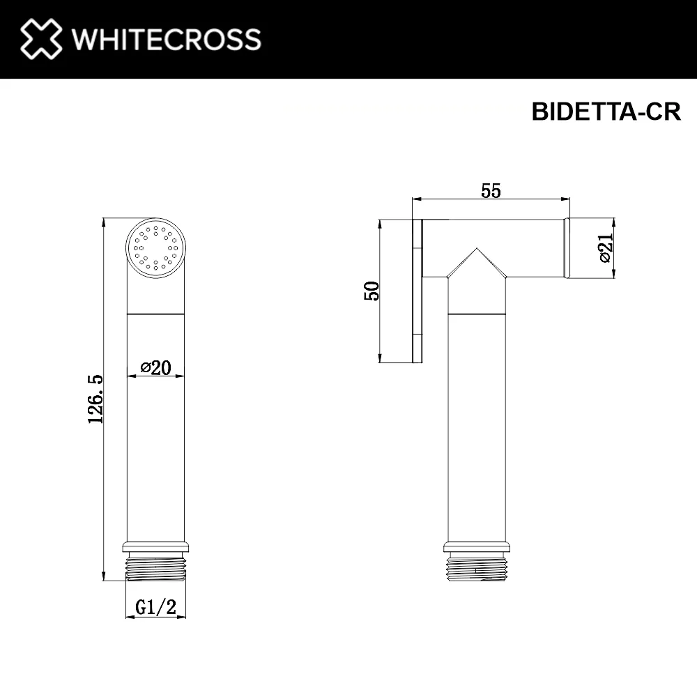 Гигиенический душ WHITECROSS BIDETTA-CR, хром Sancos — официальный сайт