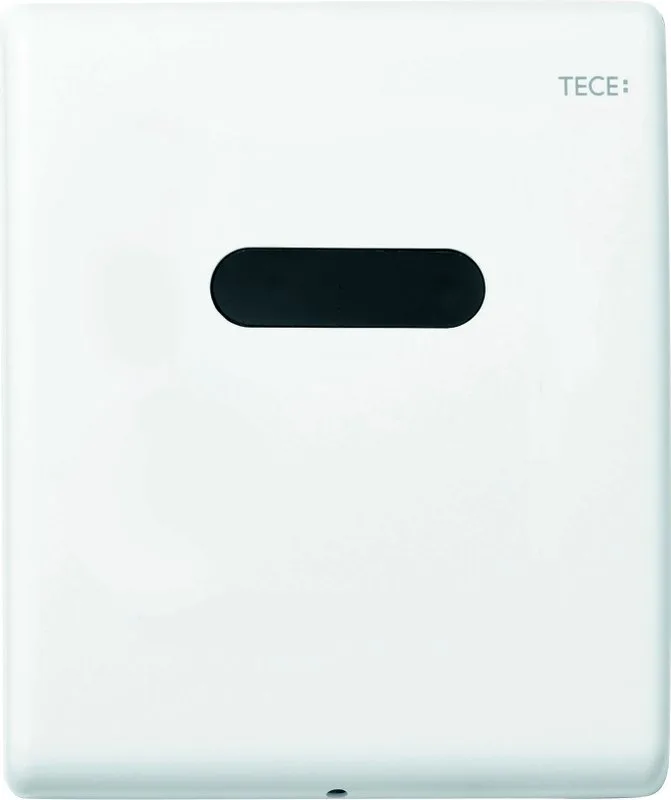 Кнопка смыва TECE Planus Urinal 6 V-Batterie 9242354 белая матовая Sancos — официальный сайт