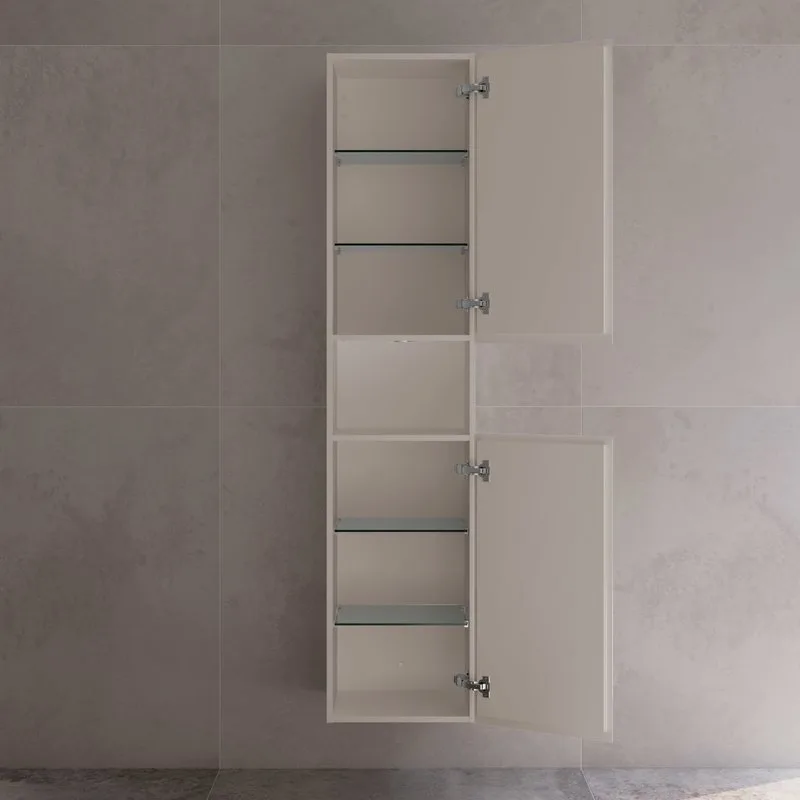 Шкаф-пенал для ванной Keuco Stageline 32831 R, кашемир, с подсветкой Sancos — официальный сайт