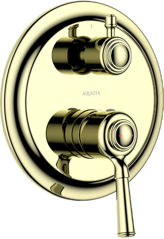Встраиваемый смеситель AQUATEK Классик AQ1547PG С ВНУТРЕННЕЙ ЧАСТЬЮ, 3 режима, поли Sancos — официальный сайт