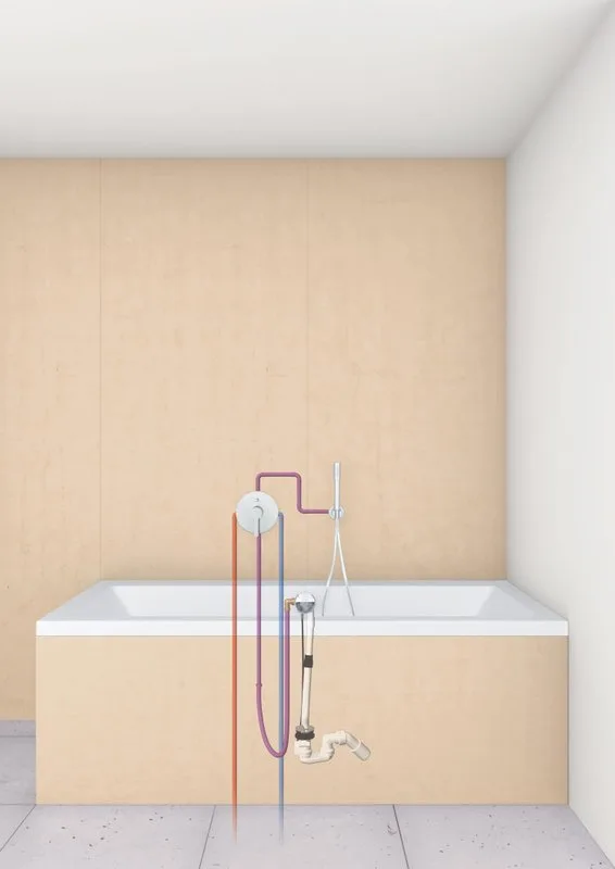 Слив-перелив Grohe Talento fill 28991000, с крышкой Sancos — официальный сайт