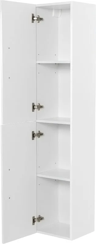 Шкаф-пенал для ванной BelBagno Aurora 30 L bianco lucido (ручки на выбор) Sancos — официальный сайт