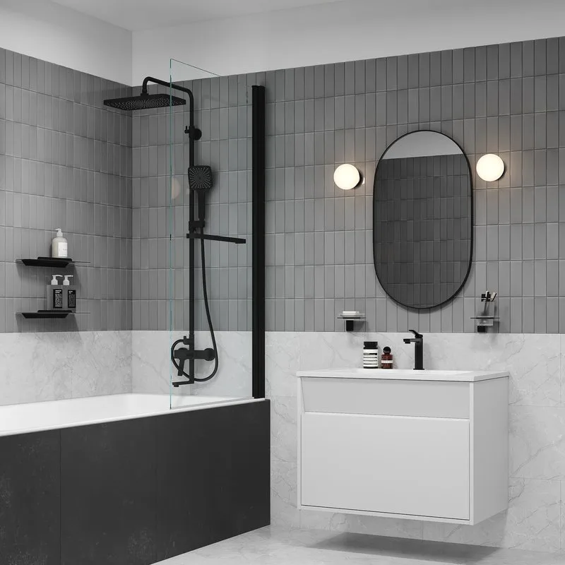 Душевая стойка IDDIS Parker PARBL3Fi06, матовый черный Sancos — официальный сайт