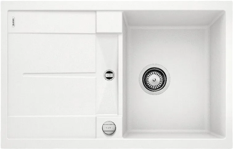 Мойка кухонная Blanco Metra 45S 513028 белая Sancos — официальный сайт