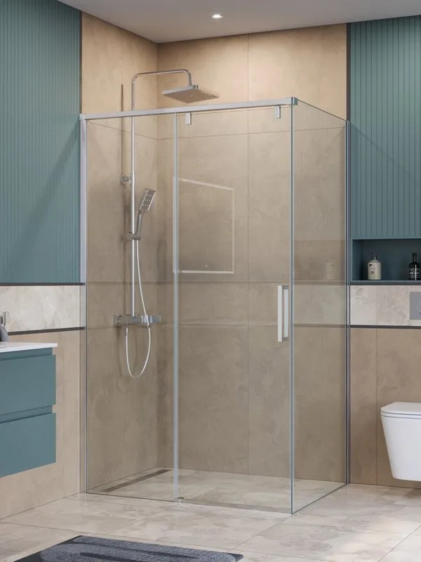 Душевой уголок BelBagno Soft Close-1 AH-1-110/80-C-Cr профиль хром Sancos — официальный сайт