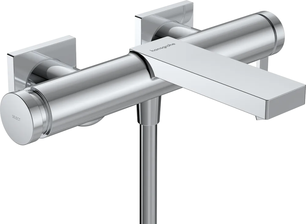 Смеситель для ванны с душем Hansgrohe Tecturis E 73420000, хром Sancos — официальный сайт